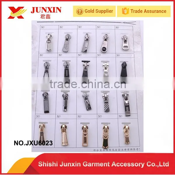 Professional China Manufacturer Customized Logo Metal Zipper Puller Slider