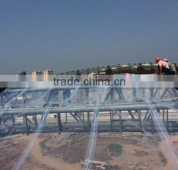 Clear ETFE Coated Film Tensile Fabric Architecture Canopy in Hannove