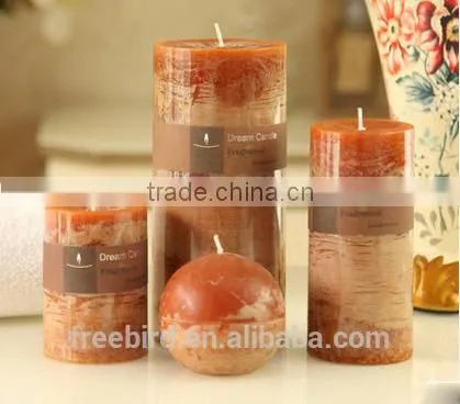 High Quality Scented Pillar Candle for Christmas and Wedding