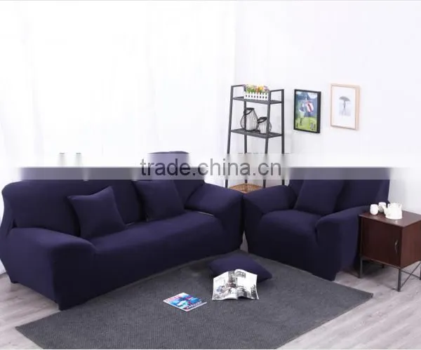 Popular Elastic Stretch Leather Sofa Slipcover Sapphire Blue008 photo-6