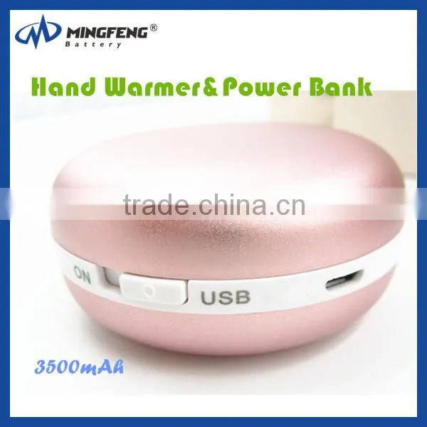 2016 Hot Selling 3500mAh Battery Charger For Mobile Phone Portable Hand Warmer Power Bank photo-6