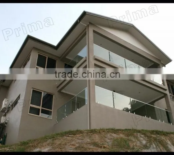 Frameless Patterned Glass Sheet Design For Glass Panel Installed For Terrace Glass Fence photo-5
