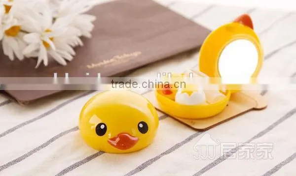 A-8087 Sparkle Yellow Contact Lens Case Wholesale Price photo-4
