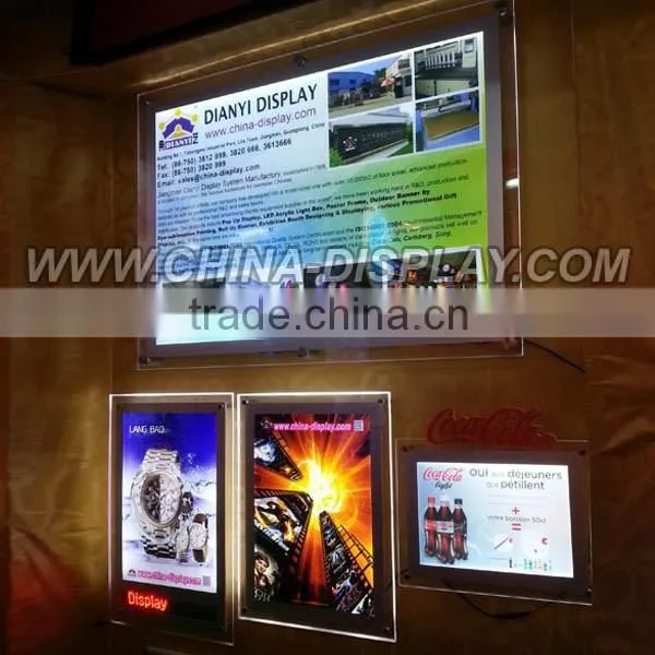 Advertising Acrylic Led Light Box Crystal Display Holder Led Display Guangdong photo-3