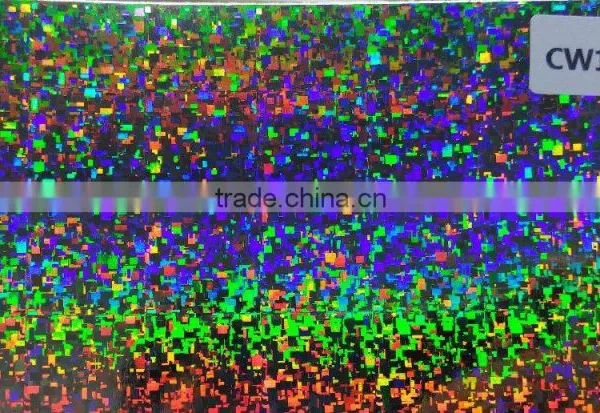 BOPP /PET Sliver Self Adhesive Holographic Lamination Film photo-2