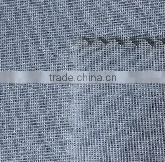 100% Polyester Woven Interlining Fabric for Garment Waistband Shirt Collar photo-2