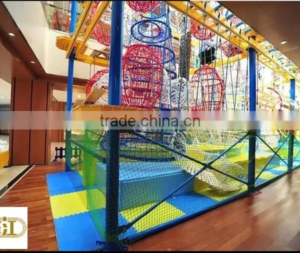 Ropes Obstacle Course, Exercise Used Indoor Playground Equipment Sale photo-5