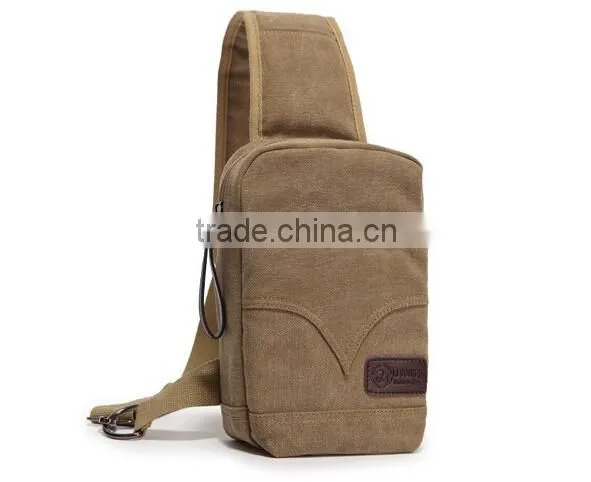 Men Travel Canvas Shoulder Bag for Ipad photo-2