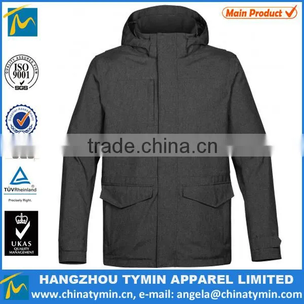 Men Polyester Oxford Winter Jacket photo-2