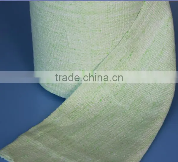 Bio-soluble Fiber Insulating Cloth Reinforced With Fiber Glass and Stainless Steel