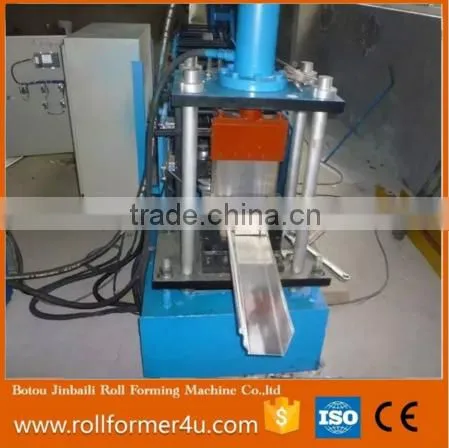 PLC Control System Half Round Gutter Roll Forming Machine Professional Rain Gutter Making Machine photo-5