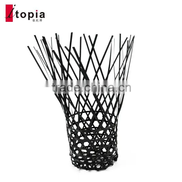 Best Sell Black Round Bamboo Packaging Basket photo-5