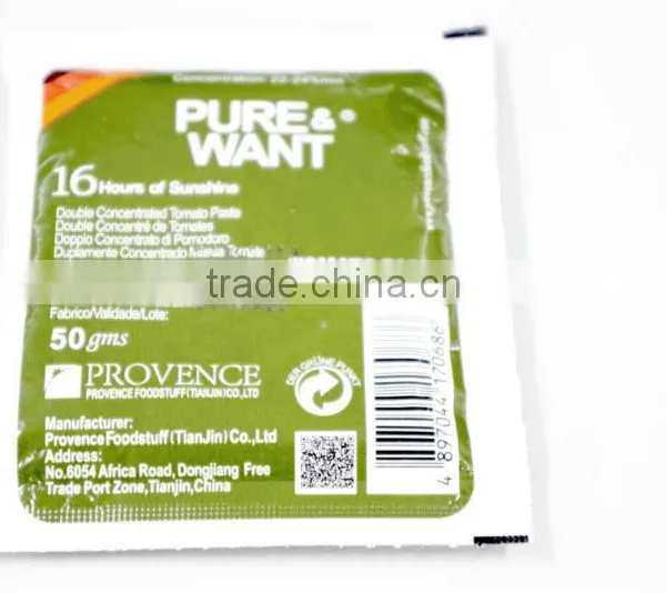 Hot Break Tomato Paste in 50g Pouch Easy to Open photo-3