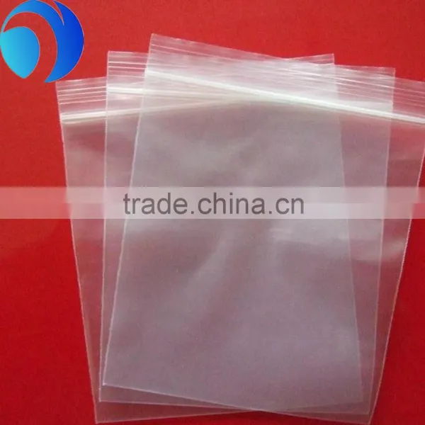 Hot Sale Clear Vinyl LDPE Zipper Bags With Handles