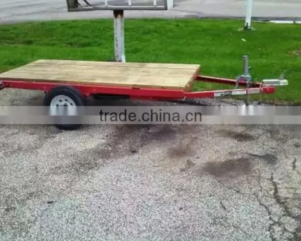 4x8 Powder Coated Folding Trailer photo-4
