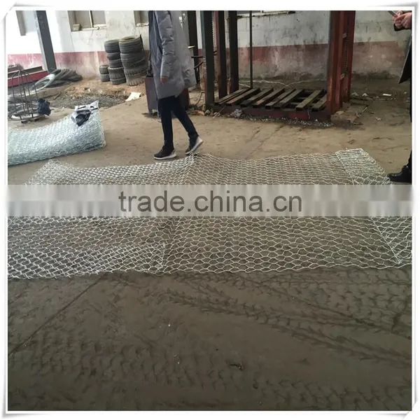 2017 Qiangyu Hot Sale Gabion Mesh 2*1*1m Hexgonal Galvanized Gabion Wire Mesh Box photo-5