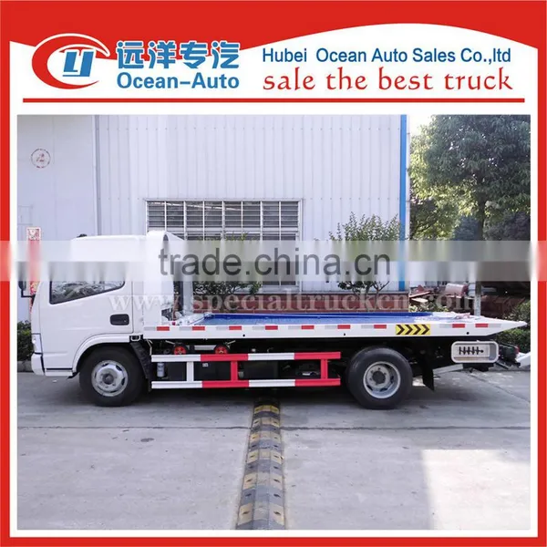 Dongfeng Dlk One Tow Two Flatbed Tow Trucks photo-3