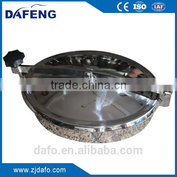 Stainless Steel Sanitary Square Tank Pressure Vessel Beer Fermentation Manhole Cover photo-4