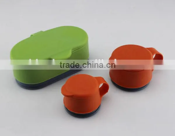 Magic Bag Cap Plastic Food Meat Snack Storage Seal Bag Magic Cap Brand Set of 3 Magic Bag Caps photo-4