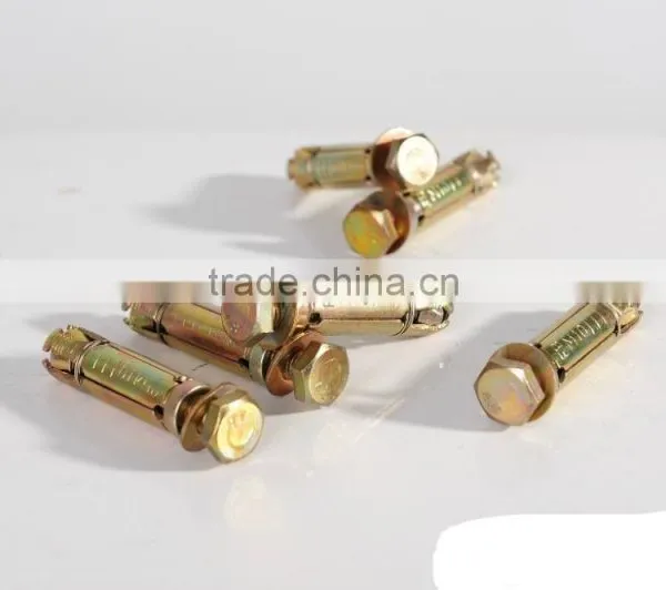 Manufacturer CE 3" Yellow Galvanized Steel Israel Sleeve Eye Anchor for Fixing photo-2
