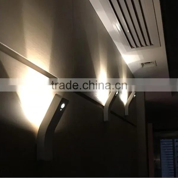 Newest Arrival Bowing Shape Human Body Induction Night Lamp, USB Power Supply Infrared Induction Lighting Control By Light photo-3