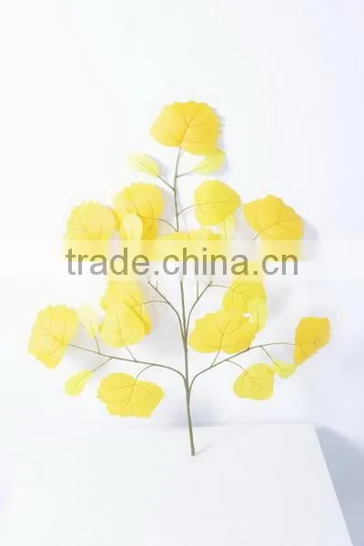SJ071206 Landscaping Decorative Outdoor Silk Tree Leave With UV Protection photo-3