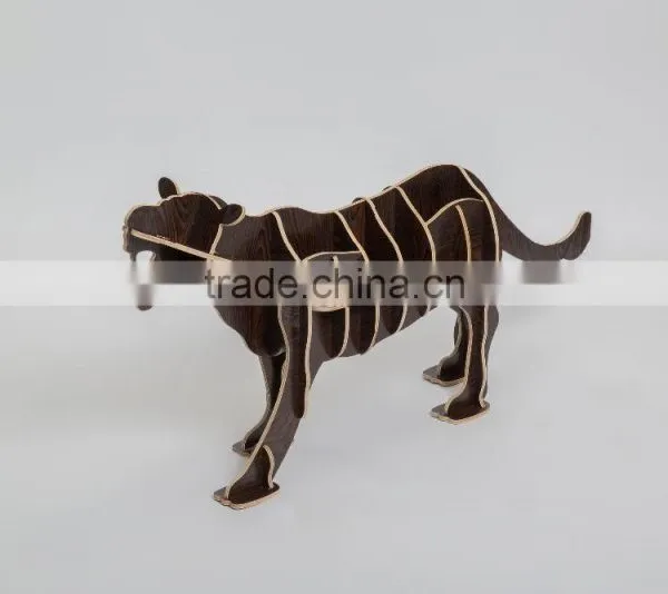 Wood Carving Living Tiger Shape Arts Design, Yiwu Factory Direct Wholesale Price With Good Quality photo-5