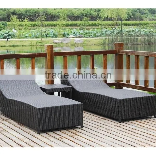 Hot Sale Outdoor Rattan Lounge Bed photo-3