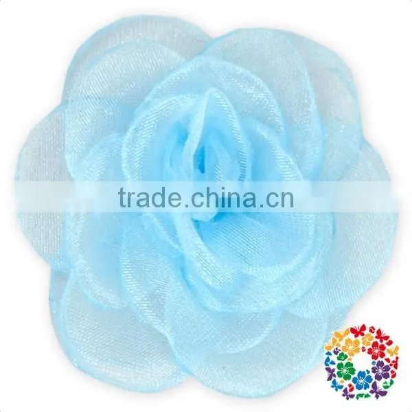 Wholesale China Cheap Price Lavender Chiffon Rose Flowers Artificial Flowers photo-3