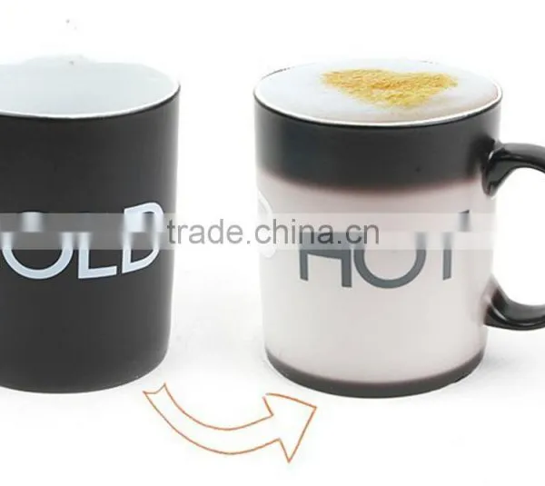 Promotional Design Changing Color Ceramic Cup photo-2