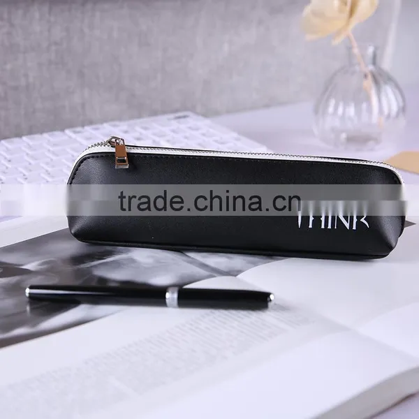 Best Sell Low Price Custom Logo Leather Pen Pouch Pencil Case for Teenagers photo-2