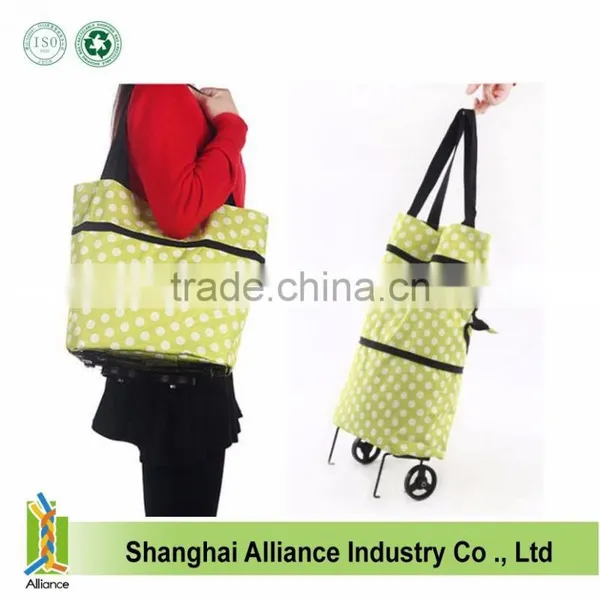 Large Size Folding Shopping Trolley On Wheel Luggage Bags Convenient photo-2