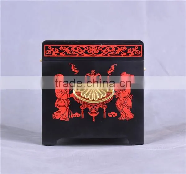 Red Chinese Lacquer Jewelry Boxes/wedding /chinese Style/Decoration photo-3