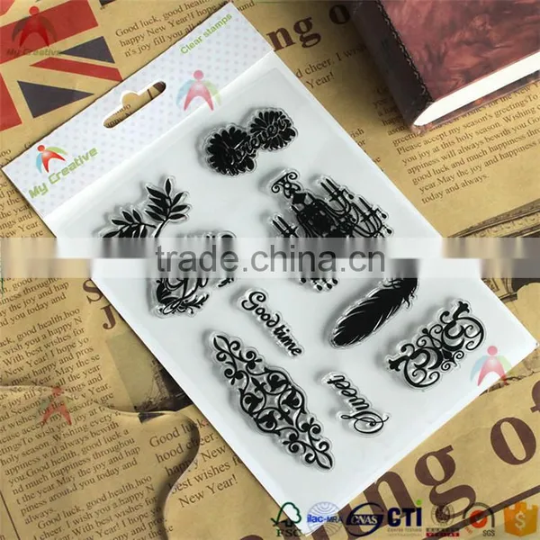 2017 Fashion Christmas China Supplier Top Make Clear Stamps for Crafts DIY