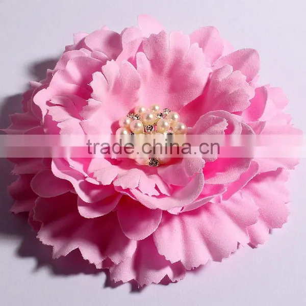 Fabric Flower Clip Fabric Flower Brooch for Kids Hair Accessories photo-5