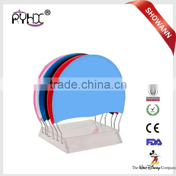Customized Silicone Material Custom Printed Swimming Cap Wholesale photo-5