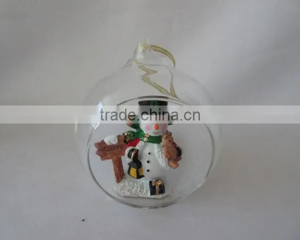 Crystal Balls Dollarma One Dollar Cheapest XMS Christamas Bear Deer Santa SnowFlake Glass 156044-15049 photo-3