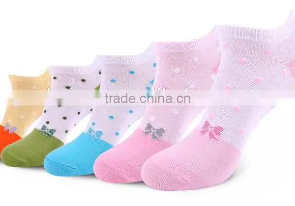 Hot Selling Stripes Women Low Cut Ankle Sock photo-2