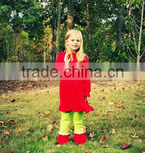 Wholesale Girls Christmas Clothes Sets Kids Boutique Remake Clothing photo-3