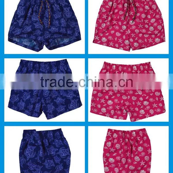Newest Wholesale Board Shorts Kids Girls Peach Shorts photo-4
