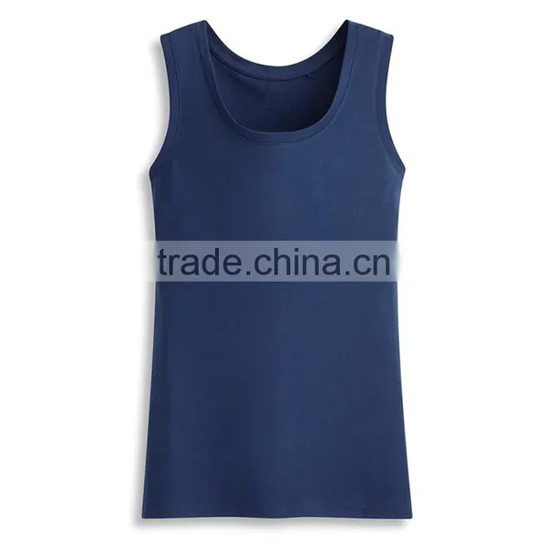 Bulk Latest Design Ladies Fitness 100 Cotton Wholesale Stringer Tank Top Women photo-3