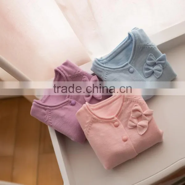 S32897W Kids Sweater Knitted Sweater Girls Sweater Beading Neck Kids Cardigan photo-5
