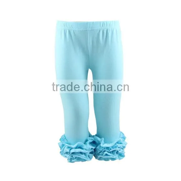 2017 Boutique Girls Clothing Ruffle Leggings Girls Baby Ruffle Pants Icing Ruffle Pants photo-4
