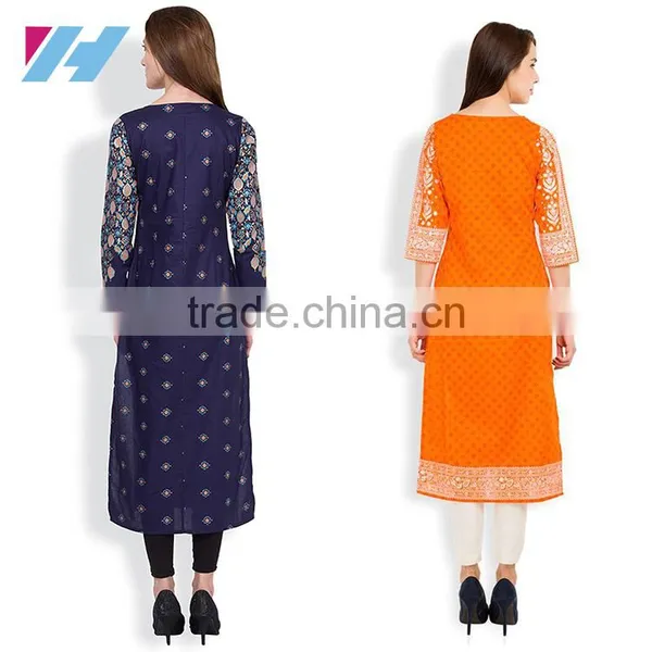 Ladies Fashion Long Sleeve Kurta Designs Image photo-2
