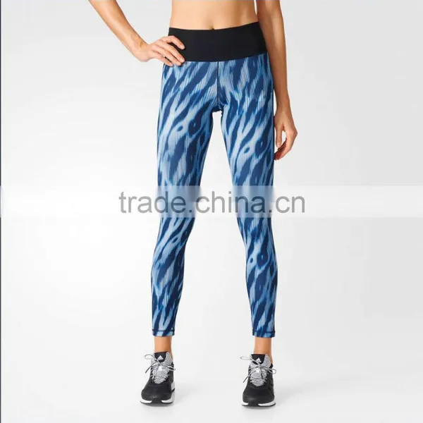 Hot Sale Patterned Leggings Womens Athletic Fitness Yoga Pants Womens photo-2
