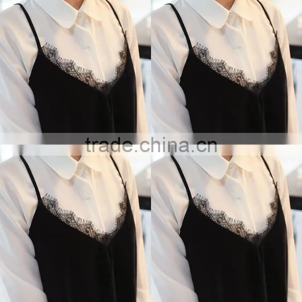 Polyester Crop Top Tank Top2014 New Arrive Women Different Size for Choice & Short Front Long Back Printed photo-3