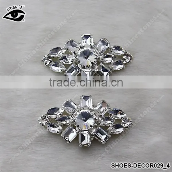 Rhinestone Accessoriesdecorative Shoes Ornament for Women Shoe High Heel Shoes Bags Dress Brooches photo-4
