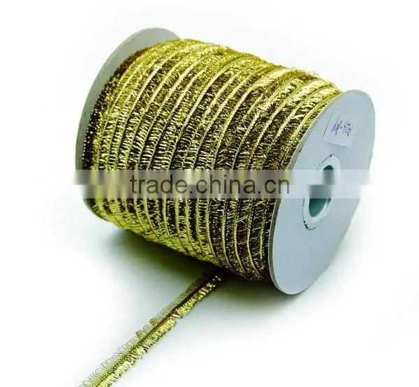 Contemporary Promotional Metallic Yarn Braiding Elastic Cord photo-5