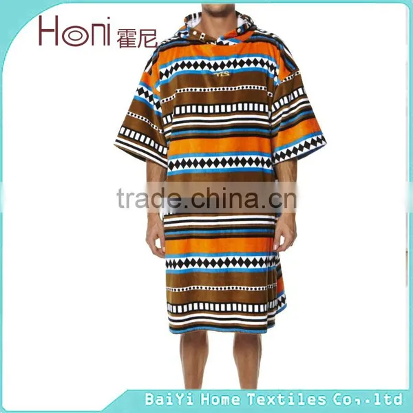 China Textiles Terry Bath Towel Super Terry Velour Cloth Poncho