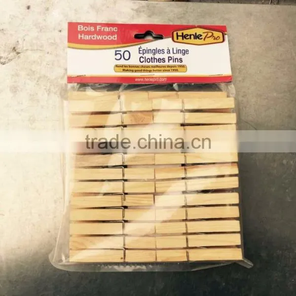 36pk Decorative Mini Wood Clothespins Spring for Clothing photo-6